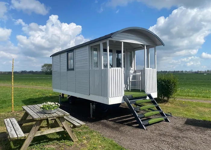 Pipowagen op Camperplaats Vechtdal Bed and Breakfast Nieuwleusen